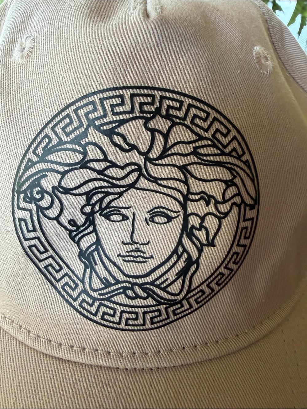 Versace Blush Pink Medusa Baseball Cap - Picture 2 of 9
